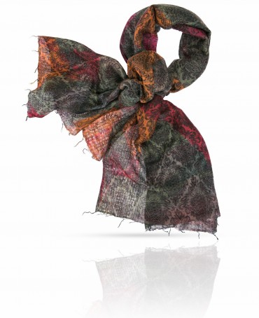 Палантин Женский SW-PATCH.ETHNIK/GREENISH